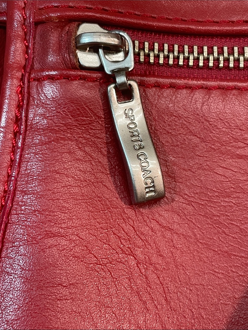Classic Red Leather Mini Backpack - Picture 4 of 10